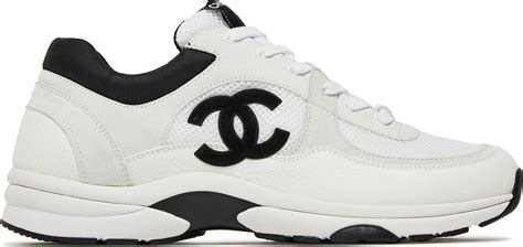 chanel black and white trainers mens|chanel trainers selfridges.